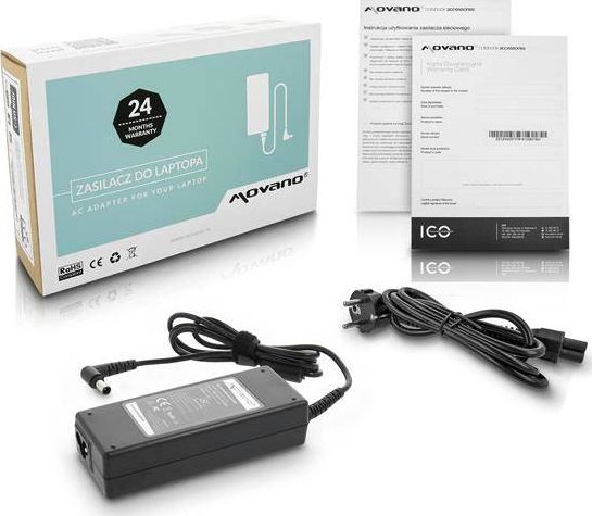 Zasilacz do laptopa Movano 75 W, 4.4 mm, 3.9 A, 19.5 V (ZZ/SON19539)