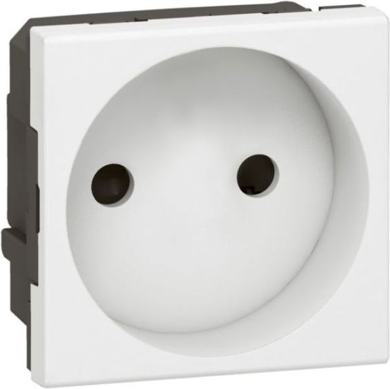 Legrand Gniazdo pojedyncze Mosaic 16A biały (077110)