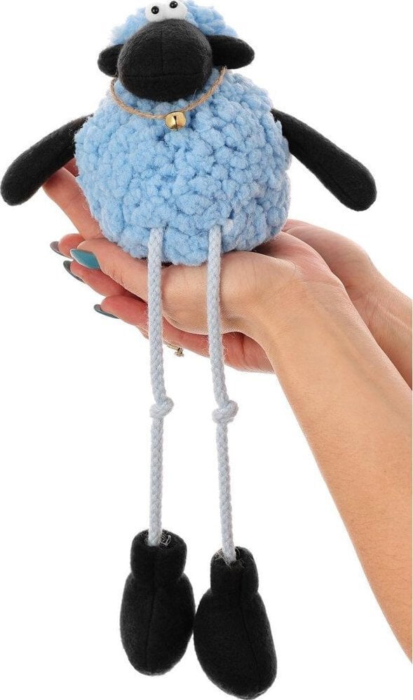 Saska Garden BARANEK SIEDZĄCY NIEBIESKI 10+25CM DEKORACJA WIOSENNA