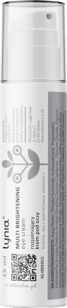 Lynia Rozjaśniający krem pod oczy 15ml
