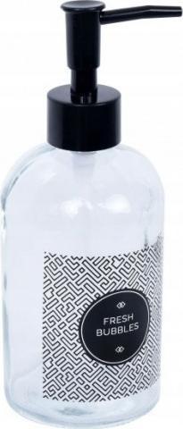 Dozownik do mydła Bisk Dozownik łazienkowy do mydła w płynie Coma szklany