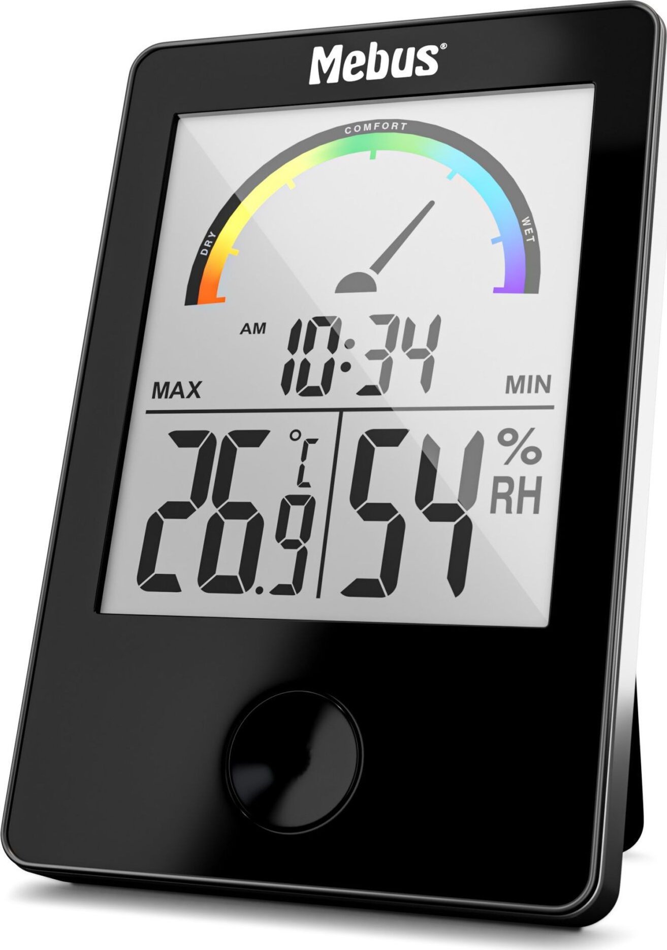 Mebus Mebus 40929 Thermo-Hygrometer black