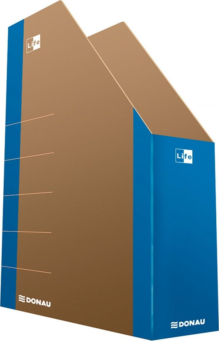 Donau Pojemnik na dokumenty DONAU Life, karton, A4, niebieski