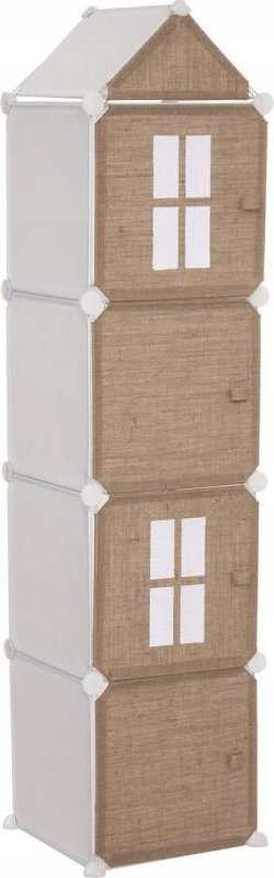 Atmosphera Regał dla dzieci na zabawki DOMEK, 34 x 140 cm