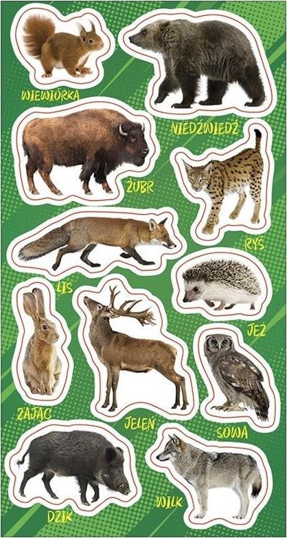 Ranok Naklejki Zwierzęta leśne