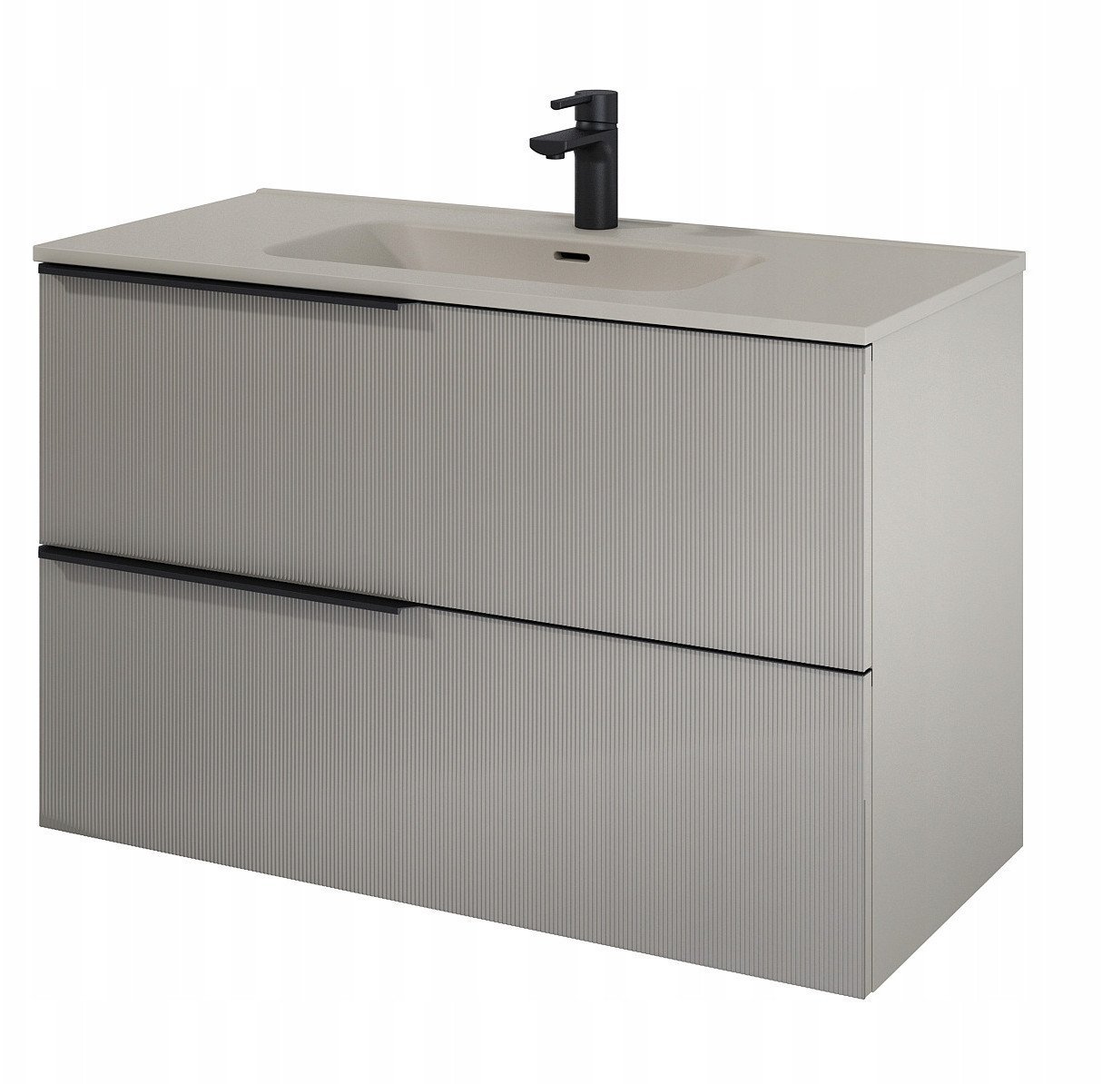 RE011004047020 / ELITA / SOHO / SZAFKA 100 2S FUME MATT PDW / 168747 /