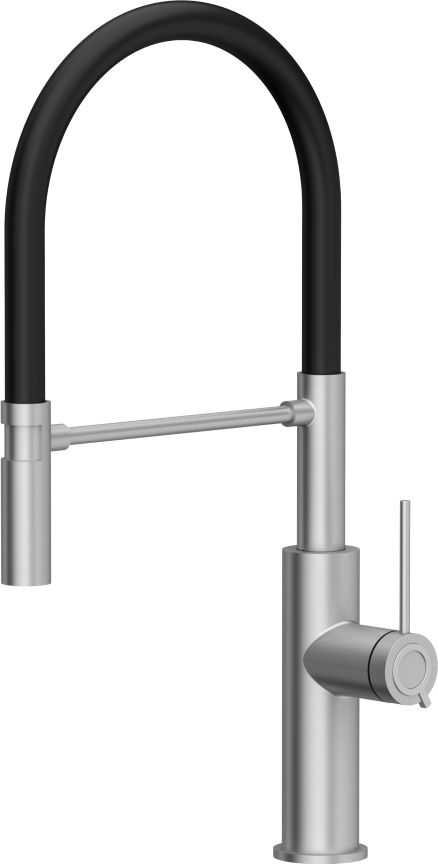 Bateria kuchenna Quadron Gemma Q Line SteelQ stojąca stal szczotkowana z elementami czerni (84818011)