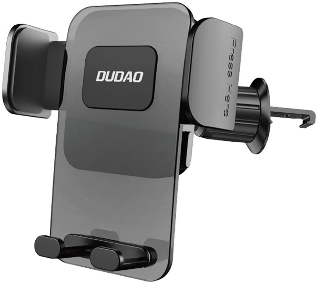 Uchwyt samochodowy do kratki Dudao F8 Max grawitacyjny czarny