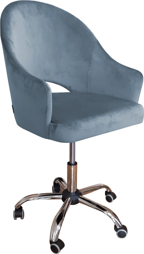 Krzesło biurowe Atos Velvet Szare