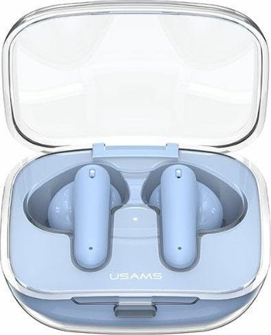 Słuchawki Usams USAMS Słuchawki Bluetooth 5.3 TWS BE series earbuds bezprzewodowe niebieski/blue US-BE16