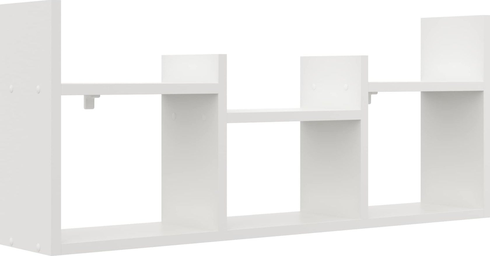 Tyletegotu Dekoracyjna półka wisząca, 97x18x40 cm, biały, mat