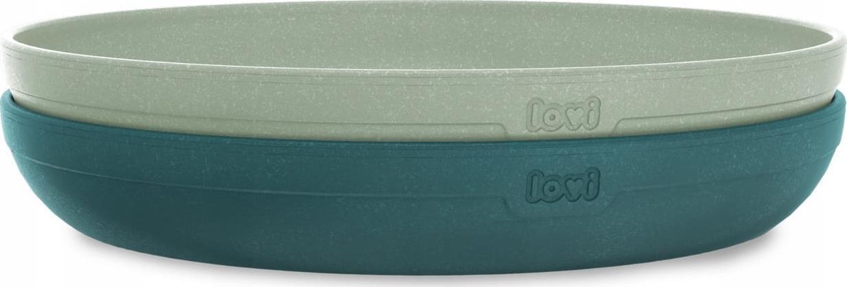 Lovi Talerzyki dla niemowląt 2szt. Pistachio Lovi