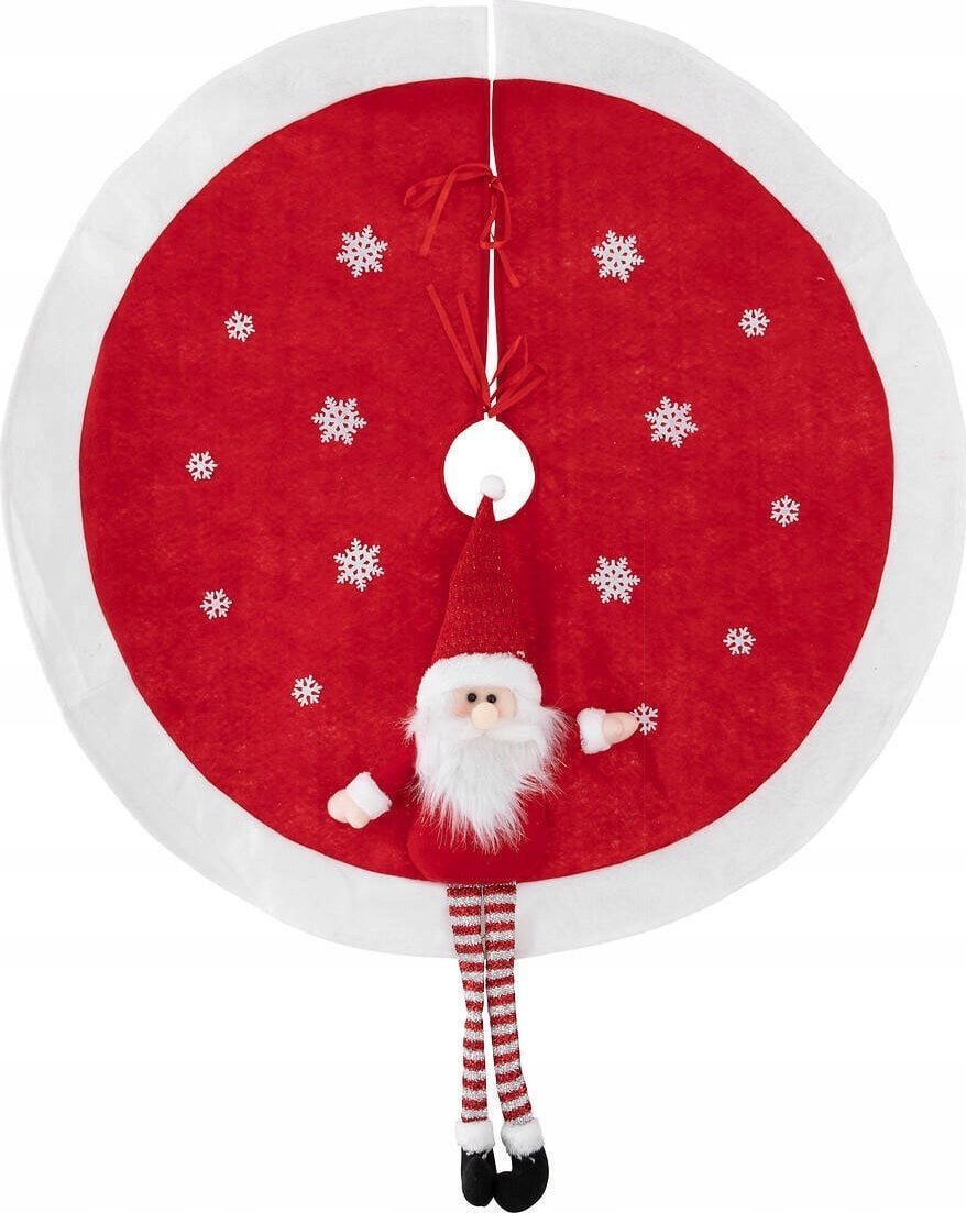 Dekoracja świąteczna Atmosphera Dywanik pod choinkę z motywem Mikołaja, Ø 90 cm