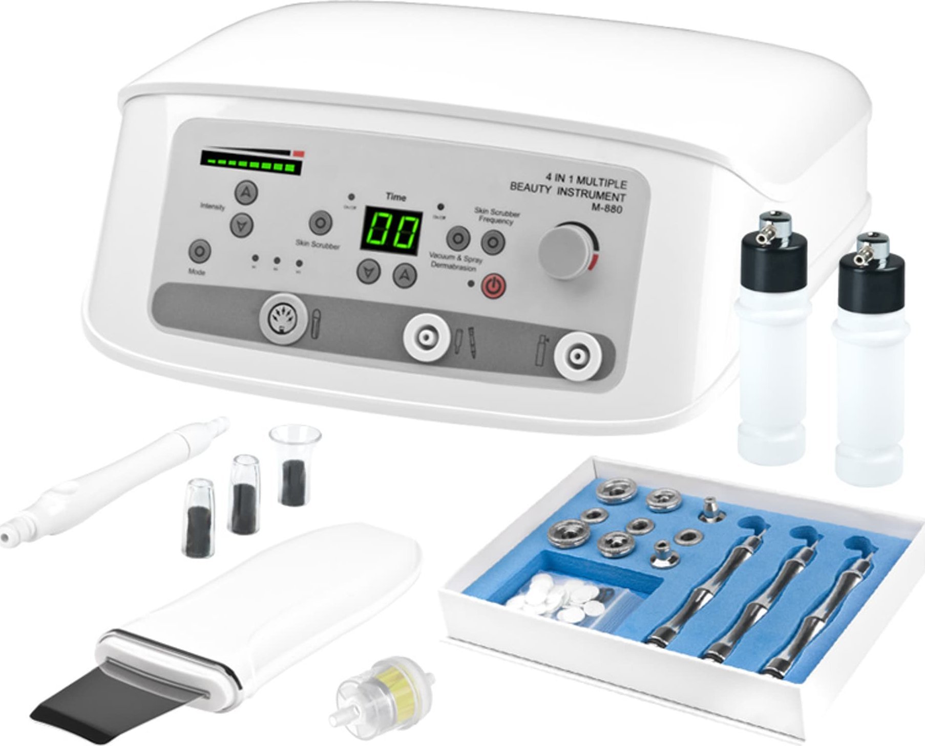 Activeshop Urządzenie Elegante 880 4w1 mikro + skin scrub + vacuum + spray