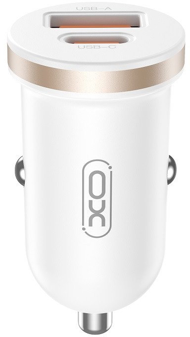 XO ładowarka samochodowa CC56 PD 30W QC+PD BIAŁA