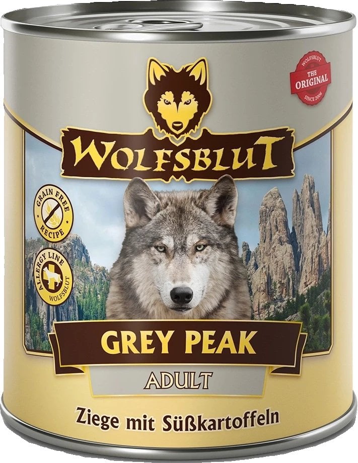 Wolfsblut Grey Peak Mokra Karma dla Psa Koza Batat 800g