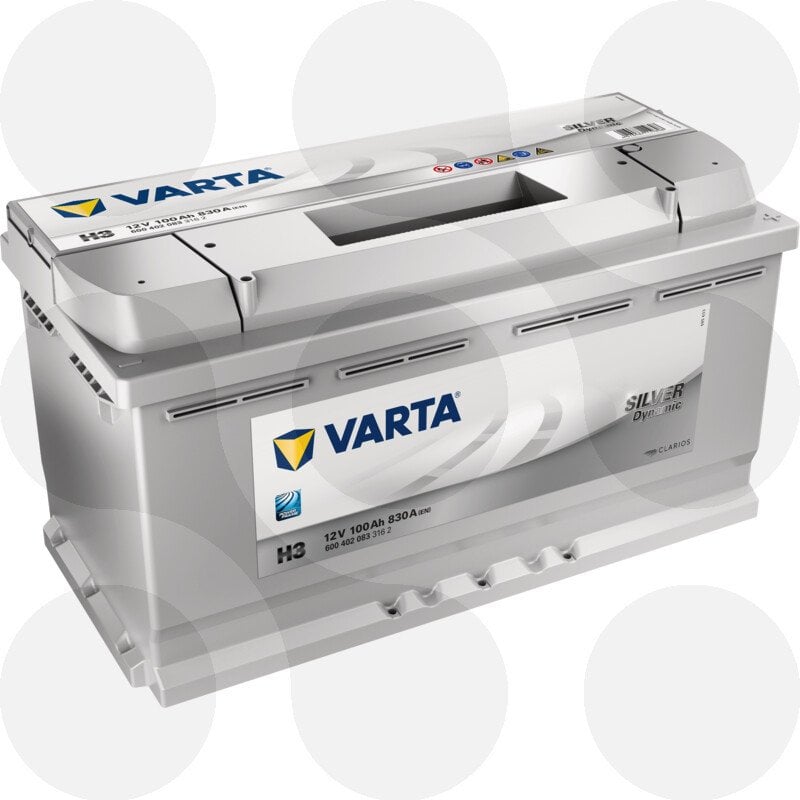 BATTERY VARTA SD 600402083 H3 100AH/830A