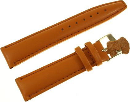 Diloy Pasek do zegarka skórzany brązowy 20 mm (777.20.3)