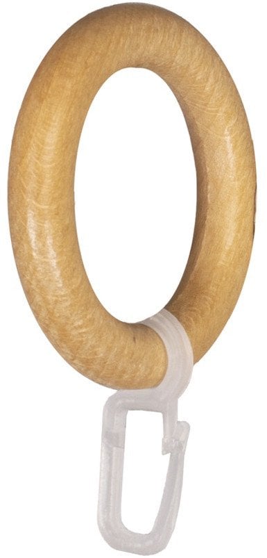 CORNICE RINGS WITH HOOKS OAK D28(10)