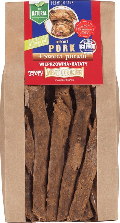 Przysmak dla psa - ciastka wieprzowina z batatem 80 g