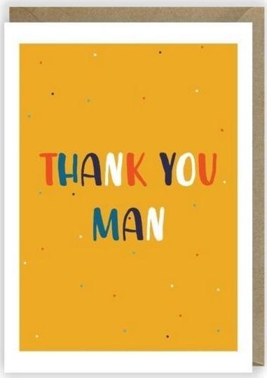 Cardie Kartka okolicznościowa, eko koperta Dziękuję K005