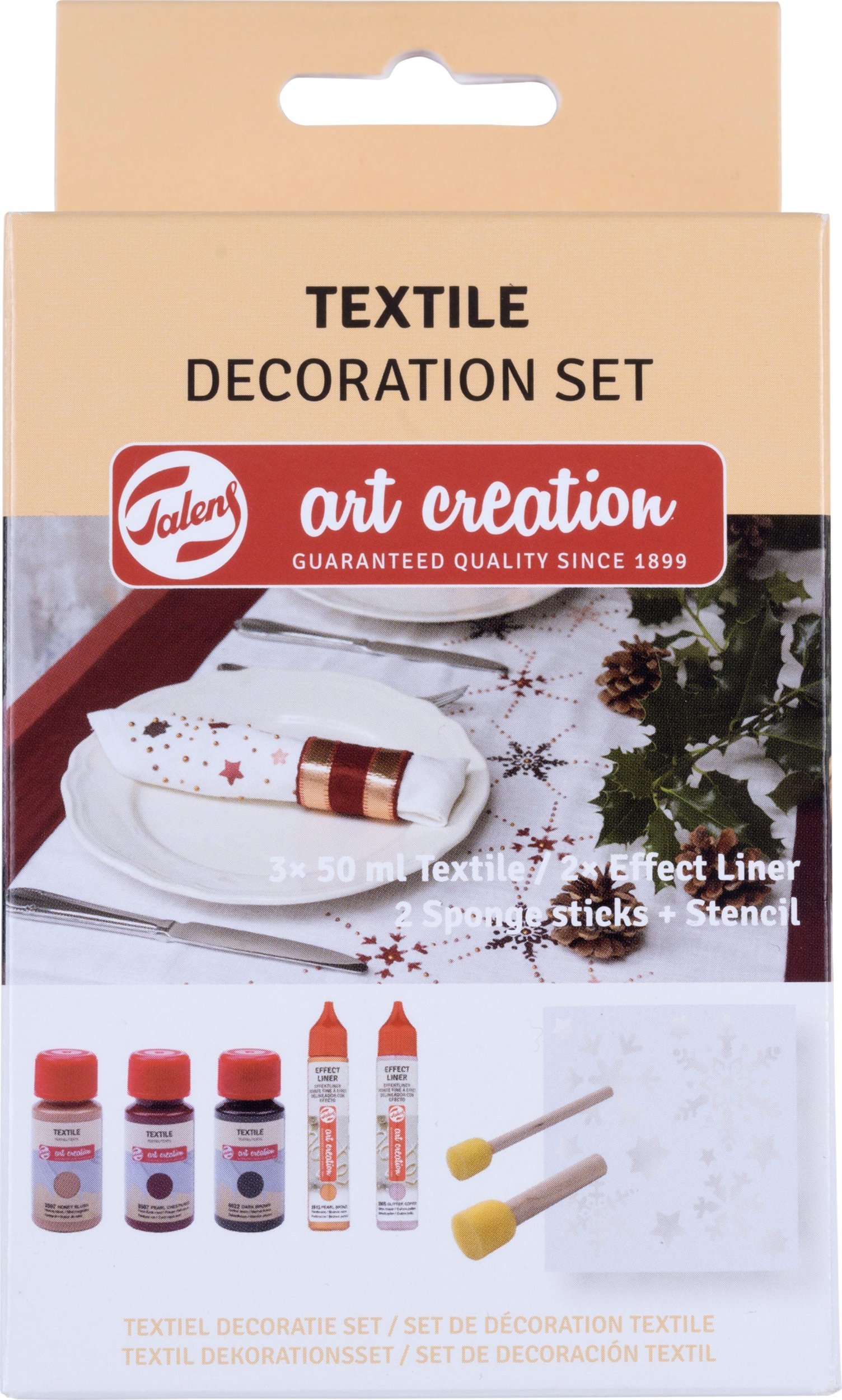 Artequipment Talens Art Creation Textile Decoration Set