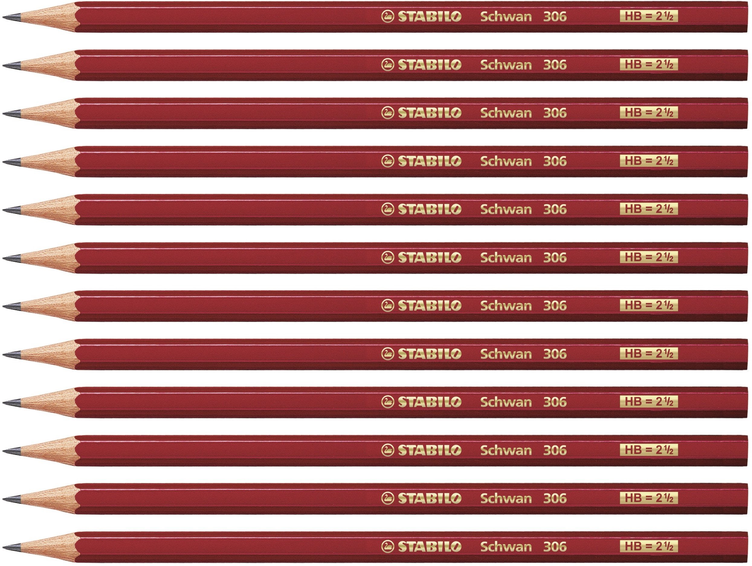 Stabilo Skoleblyant HB uden viskelæder - (12 stk.)