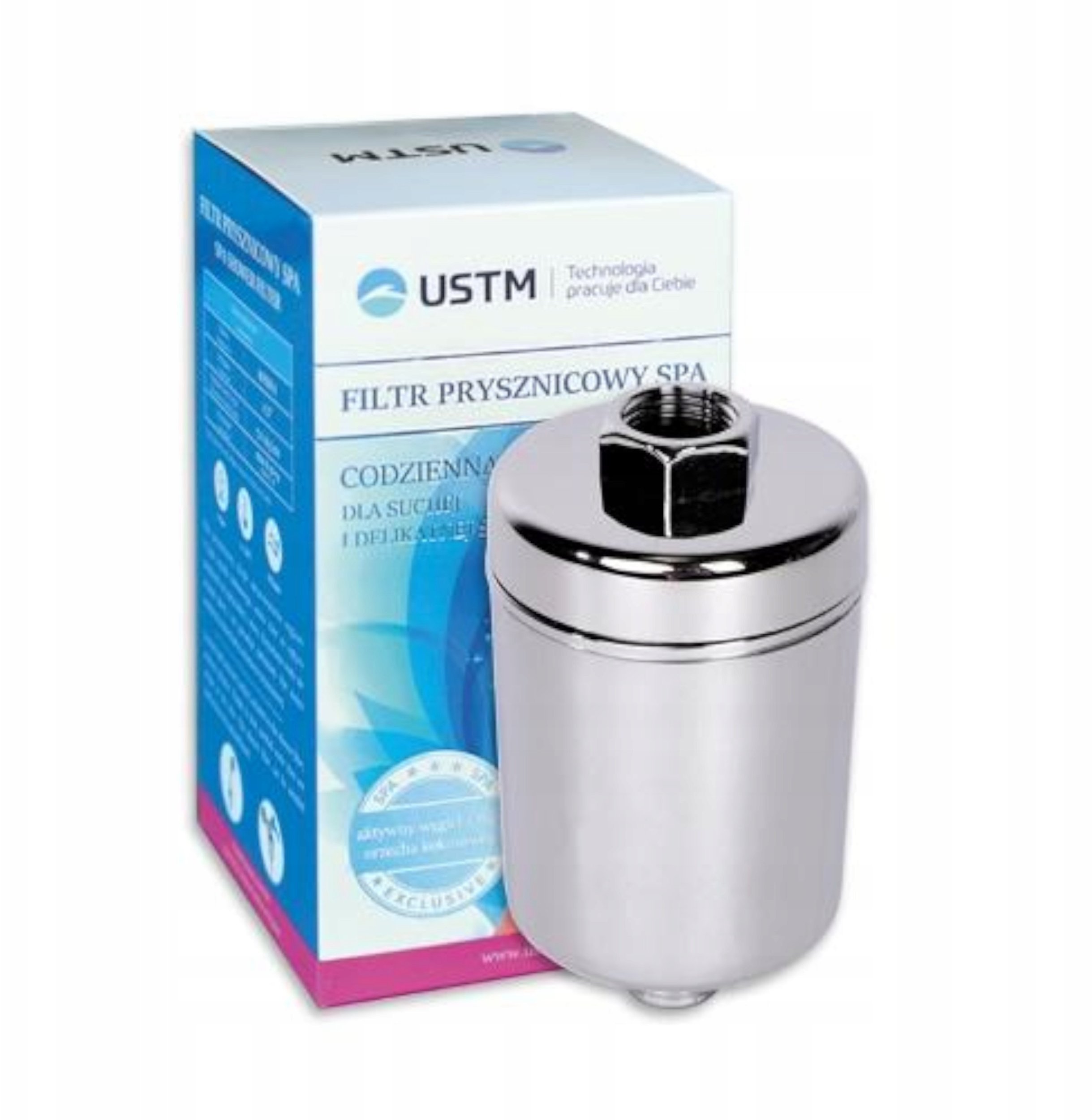 SHOWER FILTER WITH 1/2IN CONNECTION