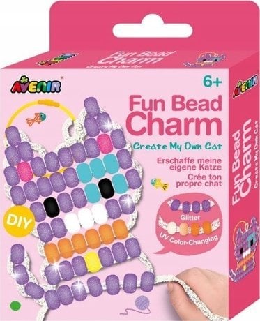 Teka Zabawne zawieszki z koralików - Kot