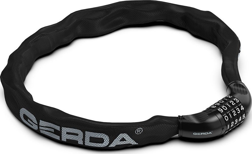 Gerda Zapięcie rowerowe CONTRA COMBO 900/6C łańcuch Czarny Uniwersalny