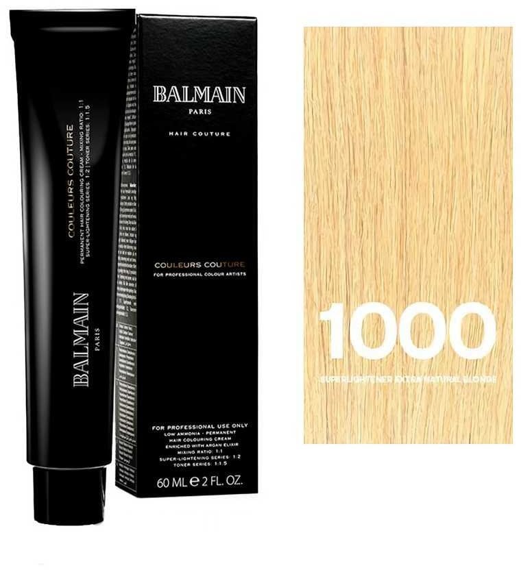 Balmain Professionnel, Couleurs Couture, Permanent Hair Dye, 1000 Superlightener Extra Natural Blonde, 60 ml For Women