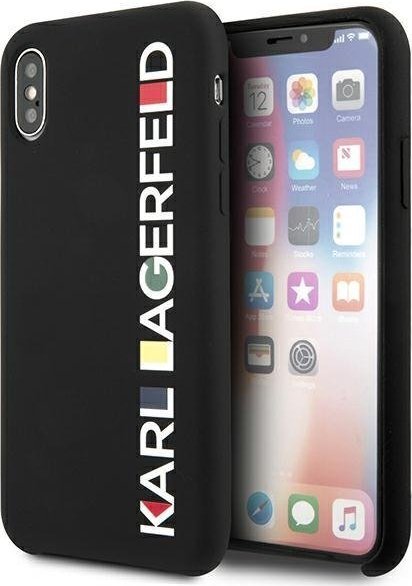 Karl Lagerfeld Etui Karl Lagerfeld KLHCPXBHWHBK Apple iPhone XS/X hardcase czarny/black Glossy Bauhaus