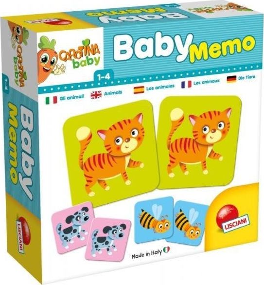 Lisciani Carotina Baby Memo Zwierzęta 80045 LISCIANI