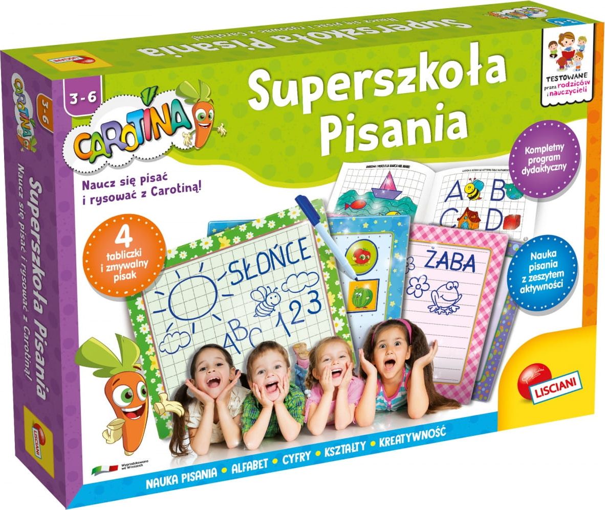 Lisciani Carotina Superszkoła pisania 3+ Lisciani