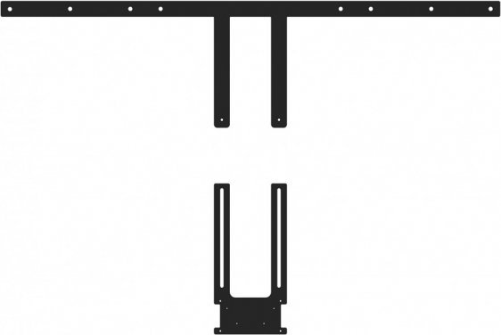 Hagor HAGOR Poly Display-Adapter 140-191cm 55-75Zoll fuer Poly Studio und Poly Studio X50 Kameras VESA max. 800mm hoehenverstellbar