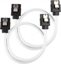 Corsair SATA - SATA, 0.3m, Biały (ZUAD-1045)