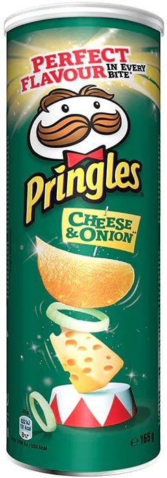 Pringles Cheese & Onion czipsy ser cebula | 165g