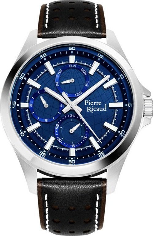 Zegarek Pierre Ricaud Zegarek męski Pierre Ricaud P97265.5215QF czarny