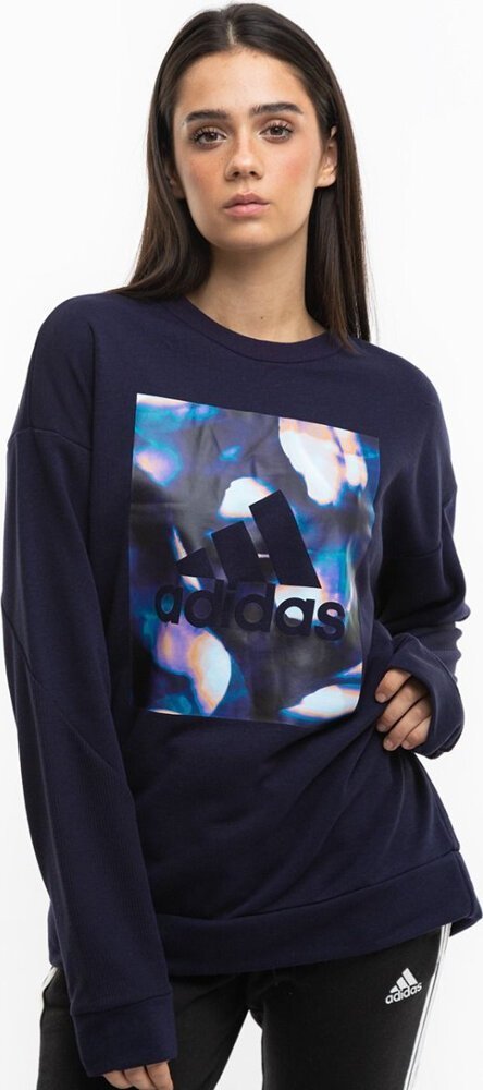 Adidas Bluza damska adidas U4U Soft Knit Swe granatowa GS3880 XS