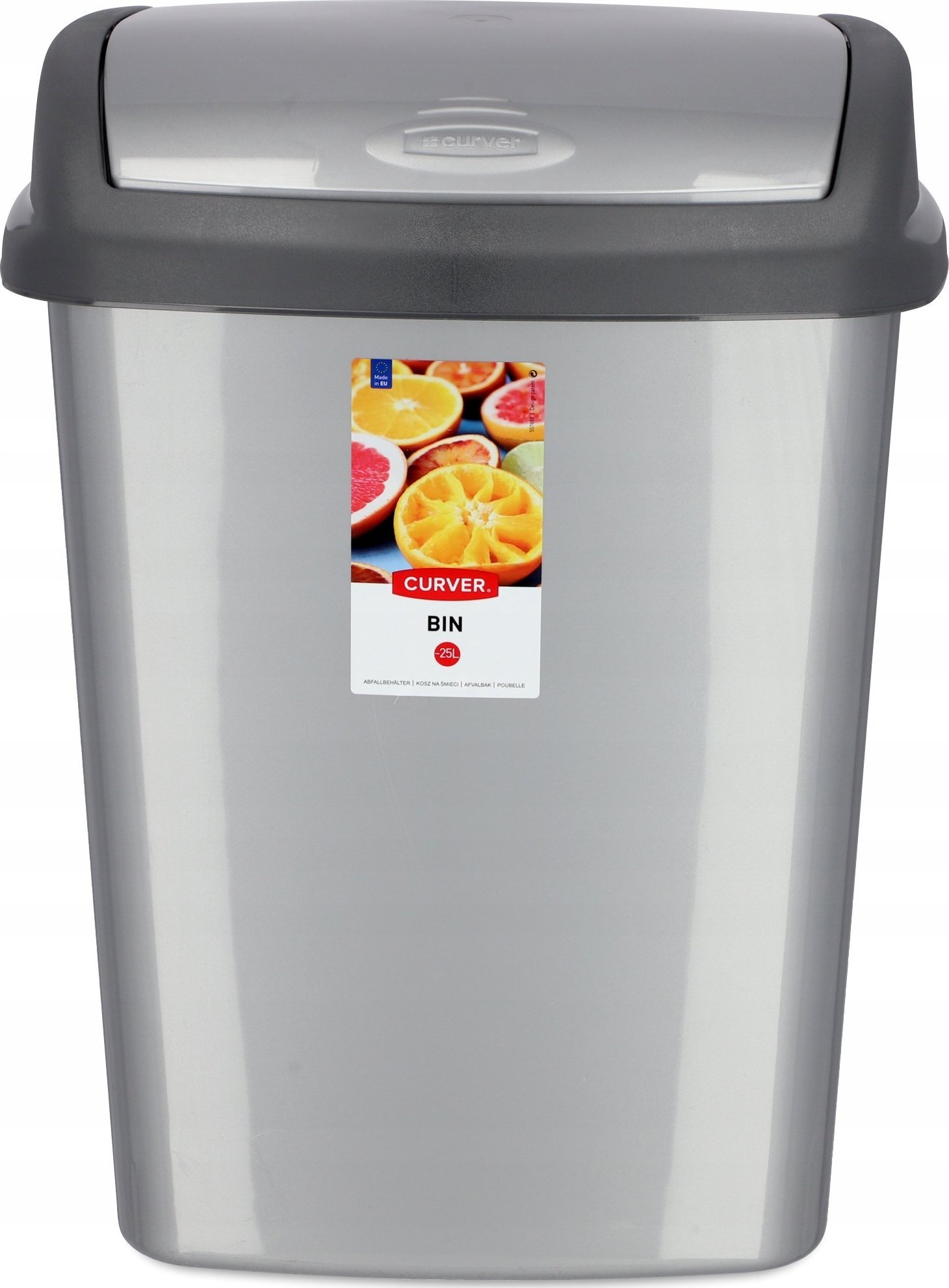 Kosz na śmieci Kadax uchylny grafitowy