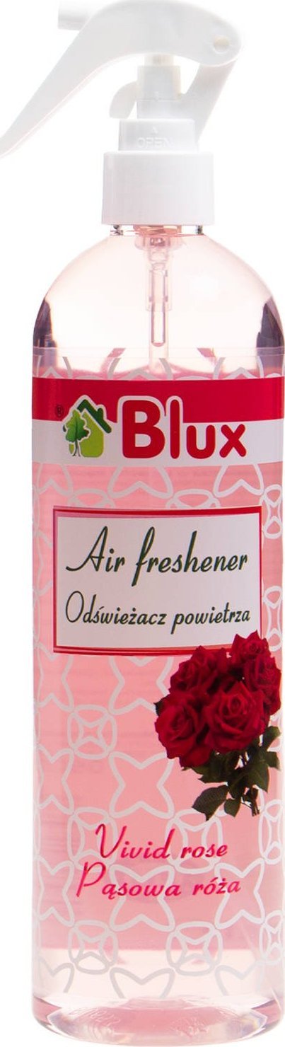 BluxCosmetics Odświeżacz powietrza pąsowa róża 500 ml