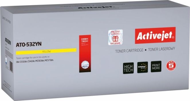 Toner Activejet ATO-532YN Yellow Zamiennik 46490401 (ATO-532YN )
