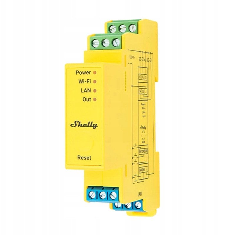 Shelly Relais "Pro RGBWW PM" WLAN LED Lichtcontroller LAN BT