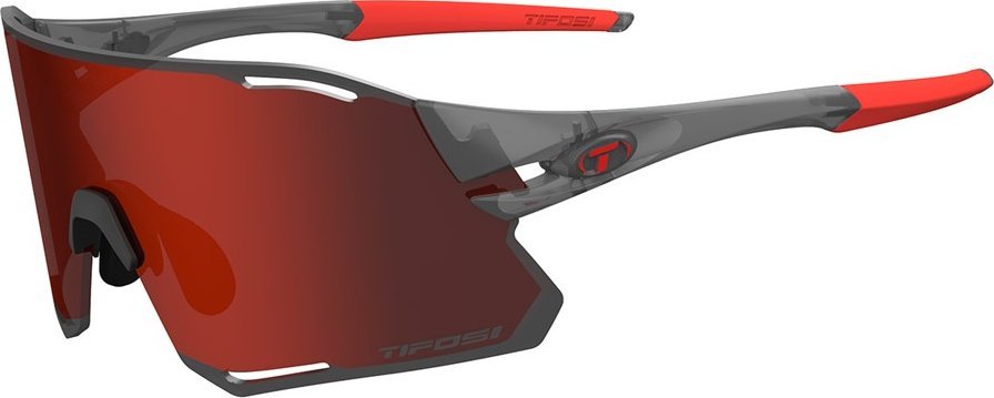 TIFOSI Okulary TIFOSI RAIL RACE CLARION satin vapor (2szkła Clarion Red 14,7% transmisja światła, 95,6% Clear) (LIMITED EDITION) (NEW)