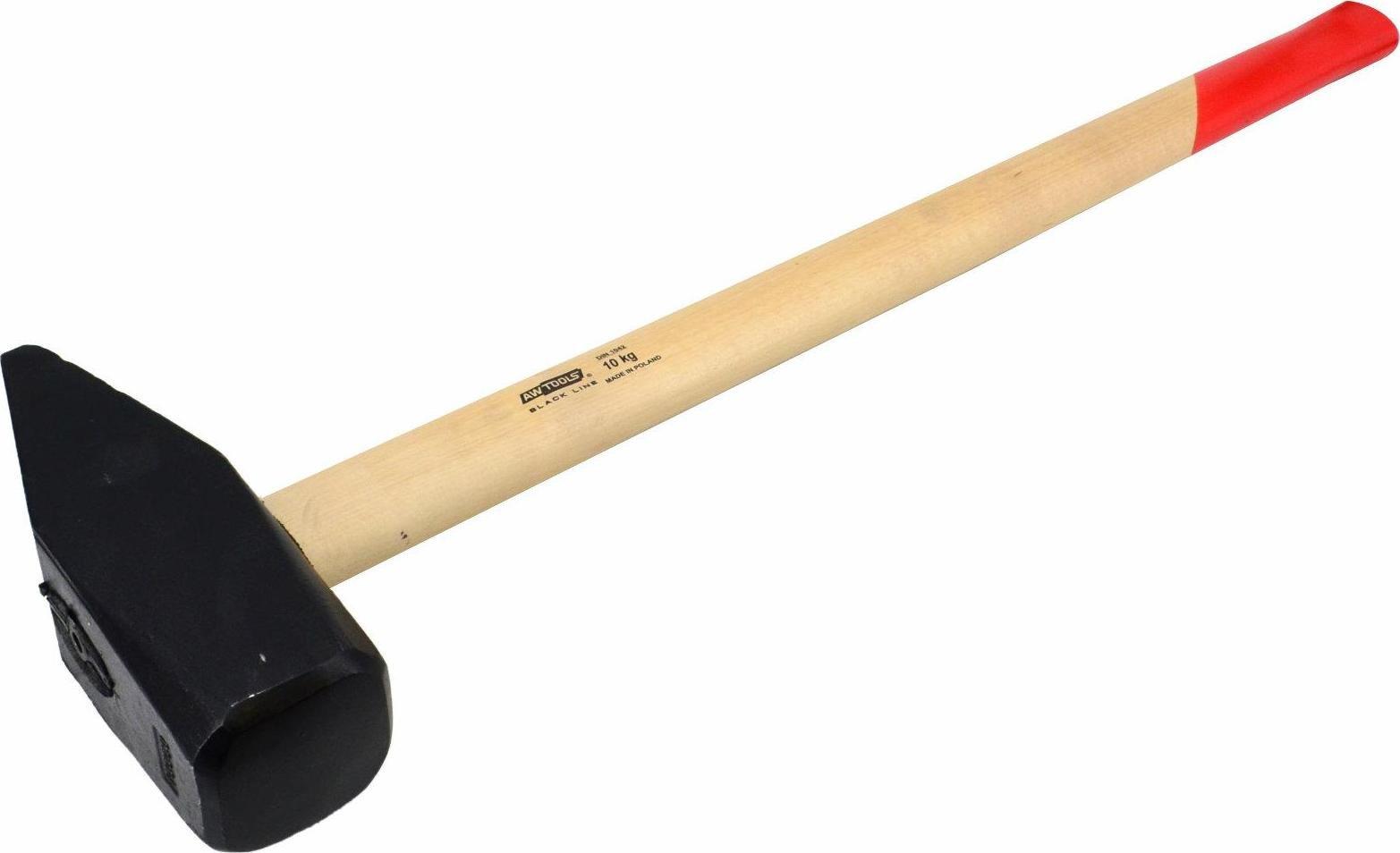 AWTools AWTOOLS MŁOTEK KOWALSKI 10,0 kg TRZONEK DREWNIANY BLACK LINE AW32046BL