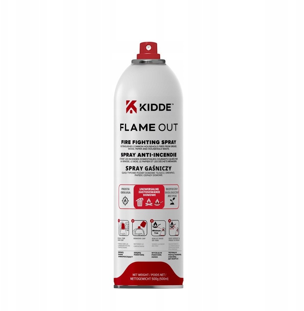 Spray gaśniczy Kidde Flame Out 500 ml