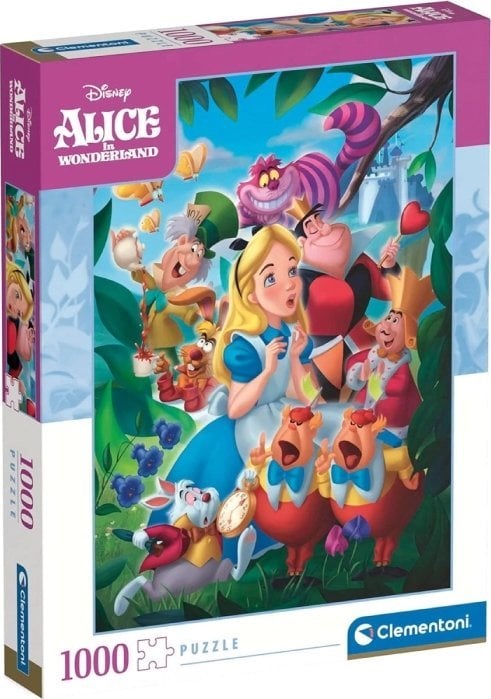 Clementoni Puzzle Compact Alicja w Krainie Czarów 1000 elementów (39952)