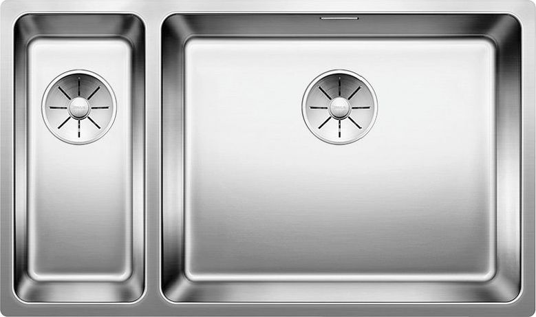 Zlewozmywak Blanco Andano 500/180-U Stal polerowana z korkiem InFino, komora z prawej (522989)