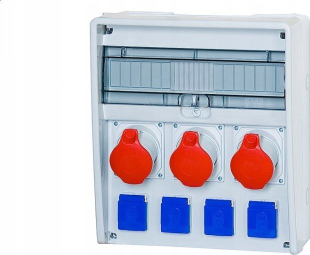 F-Elektro Rozdzielnica 17M ULISSE 3x32A/5P, 4x230V IP65