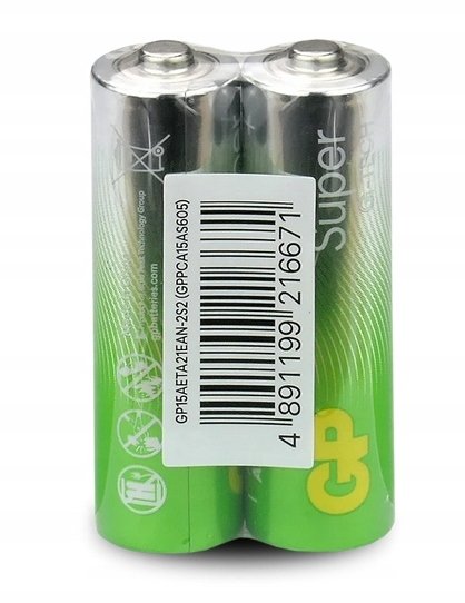 GP 10 x bateria alkaliczna Super Alkaline G-TECH LR6 / AA